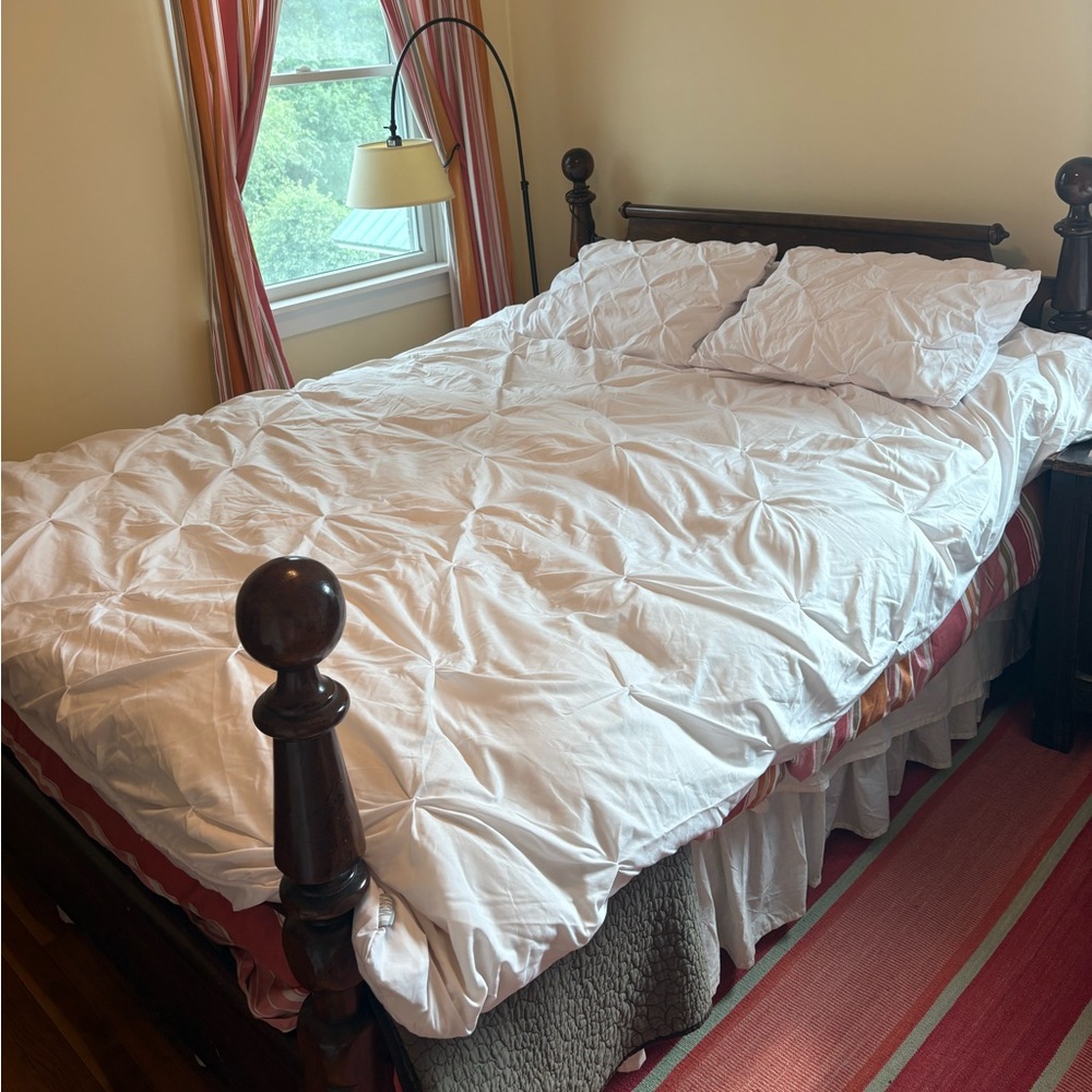 Crisp White Duvet Cover
